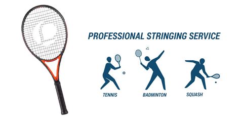 decathlon tennis racket stringing.